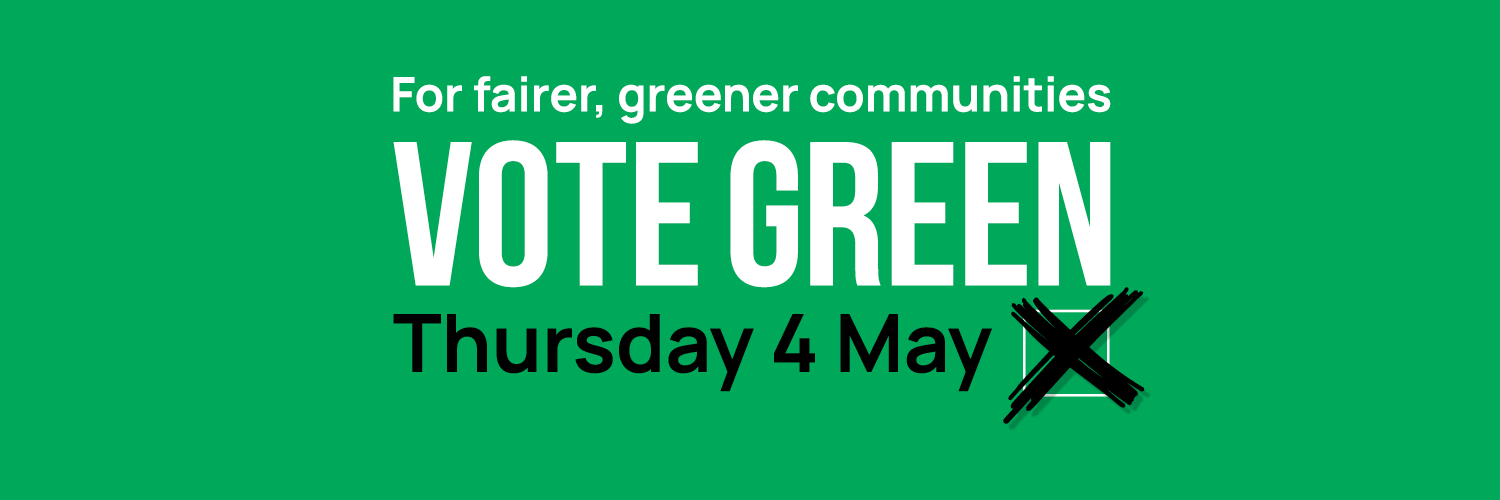 Twitter header LE23 resources VOTE GREEN